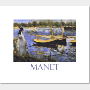 The Seine at Argenteuil by Edouard Manet Posters and Art